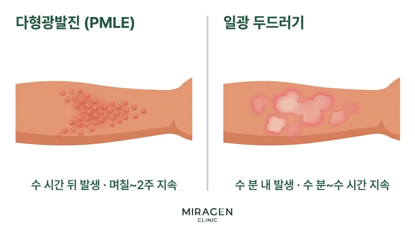 햇빛 알레르기, 이런 경우 알레르기약도 소용없습니다